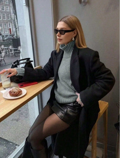 Vinter Luxe Rullekrave – Cozy Chic i Cremehvid